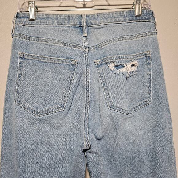 Hollister Jeans Womens 7L Ultra High Rise Vintage Straight Distressed 28x29 Y2K - Picture 5 of 9